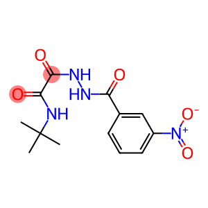 N-(tert-butyl)-2-(2-{3-nitrobenzoyl}hydrazino)-2-oxoacetamide