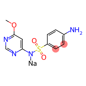 N-Sodio-N-(6-methoxy-4-pyrimidinyl)-4-aminobenzenesulfonamide