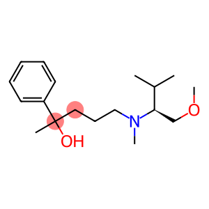 5-[N-[(S)-1-Methoxymethyl-2-methylpropyl]methylamino]-2-phenyl-2-pentanol