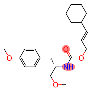 N-[(S)-1-Methoxymethyl-2-(p-methoxyphenyl)ethyl]carbamic acid (E)-3-cyclohexylallyl ester