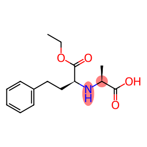 N-[(1S)-1-(ethoxycarbonyl)-3-phenylpropyl]-L-alanine