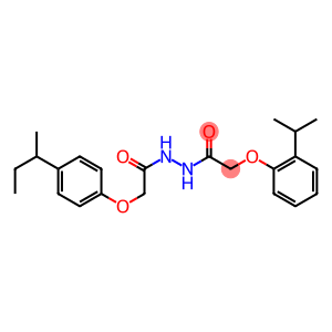 N'-{2-[4-(sec-butyl)phenoxy]acetyl}-2-(2-isopropylphenoxy)acetohydrazide