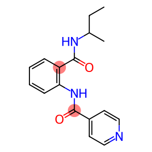 N-{2-[(sec-butylamino)carbonyl]phenyl}isonicotinamide