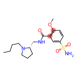 N-[[(2S)-1-Butyl-2-pyrrolidinyl]methyl]-2-methoxy-5-sulfamoylbenzamide