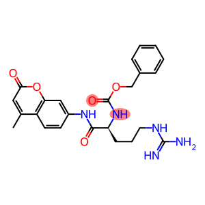 N-[(S)-4-(Aminoiminomethylamino)-1-(4-methyl-2-oxo-2H-1-benzopyran-7-ylaminocarbonyl)butyl]carbamic acid phenylmethyl ester