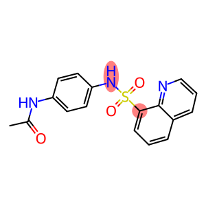 N-{4-[(8-quinolinylsulfonyl)amino]phenyl}acetamide