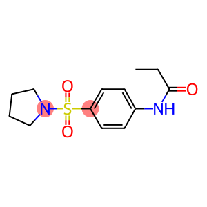 N-[4-(pyrrolidin-1-ylsulfonyl)phenyl]propanamide