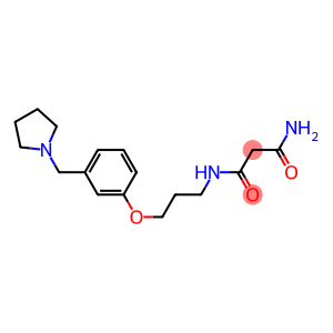 N-[3-[3-[(Pyrrolidin-1-yl)methyl]phenoxy]propyl]-2-carbamoylacetamide