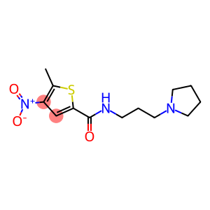 N-[3-(1-Pyrrolidinyl)propyl]-5-methyl-4-nitrothiophene-2-carboxamide