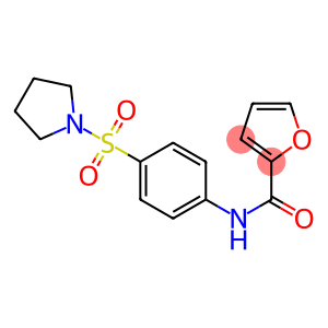 N-[4-(1-pyrrolidinylsulfonyl)phenyl]-2-furamide