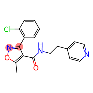 N4-[2-(4-pyridyl)ethyl]-3-(2-chlorophenyl)-5-methylisoxazole-4-carboxamide