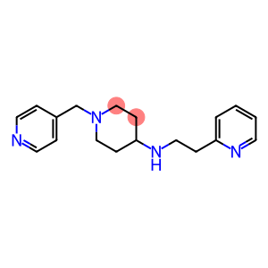 N-(2-PYRIDIN-2-YLETHYL)-1-(PYRIDIN-4-YLMETHYL)PIPERIDIN-4-AMINE