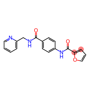 N-(4-{[(2-pyridinylmethyl)amino]carbonyl}phenyl)-2-furamide