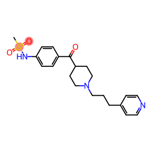 N-[4-[1-[3-(4-Pyridinyl)propyl]-4-piperidinylcarbonyl]phenyl]methanesulfonamide