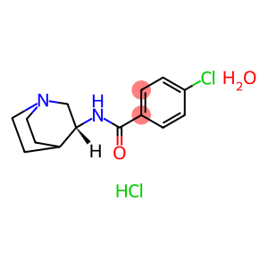 N-(3R)-1-AZABICYCLO[2.2.2]OCT-3-YL-4-CHLORO-BENZAMIDE MONOHYDROCHLORIDE HYDRATE