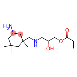 3-[[N-(3-Propanoyloxy-2-hydroxypropyl)amino]methyl]-3,5,5-trimethylcyclohexylamine