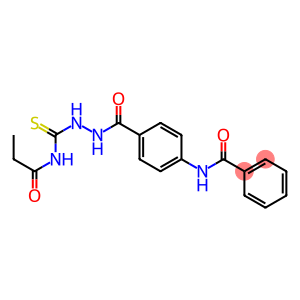 N-[4-({2-[(propionylamino)carbothioyl]hydrazino}carbonyl)phenyl]benzamide