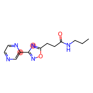 N-PROPYL-3-[3-(PYRAZIN-2-YL)-1,2,4-OXADIAZOL-5-YL]PROPANAMIDE