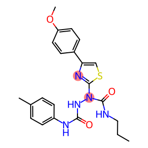 N~1~-PROPYL-1-[4-(4-METHOXYPHENYL)-1,3-THIAZOL-2-YL]-N~2~-(4-METHYLPHENYL)-1,2-HYDRAZINEDICARBOXAMIDE