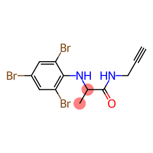 N-(prop-2-yn-1-yl)-2-[(2,4,6-tribromophenyl)amino]propanamide