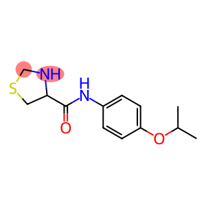 N-[4-(propan-2-yloxy)phenyl]-1,3-thiazolidine-4-carboxamide