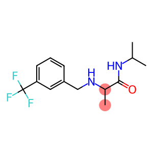 N-(propan-2-yl)-2-({[3-(trifluoromethyl)phenyl]methyl}amino)propanamide