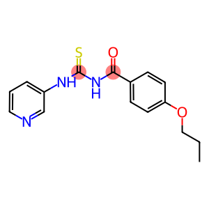 N-(4-propoxybenzoyl)-N'-(3-pyridinyl)thiourea