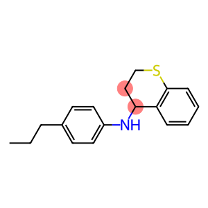 N-(4-propylphenyl)-3,4-dihydro-2H-1-benzothiopyran-4-amine