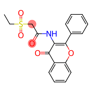 N1-(4-oxo-2-phenyl-4H-chromen-3-yl)-2-(ethylsulfonyl)acetamide