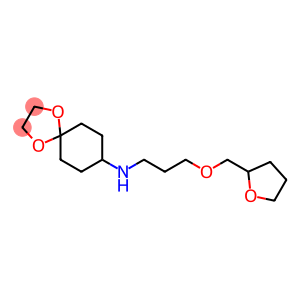 N-[3-(oxolan-2-ylmethoxy)propyl]-1,4-dioxaspiro[4.5]decan-8-amine