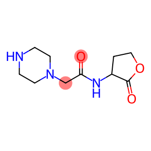 N-(2-oxooxolan-3-yl)-2-(piperazin-1-yl)acetamide