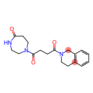 N-[4-OXO-4-(HEXAHYDRO-5-OXO-1,4-DIAZEPIN-1-YL)BUTANOYL]ISOQUINOLINE