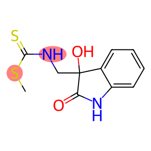 N-[(2-Oxo-3-hydroxy-2,3-dihydro-1H-indole-3-yl)methyl]dithiocarbamic acid methyl ester