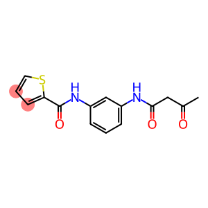 N-[3-(3-oxobutanamido)phenyl]thiophene-2-carboxamide