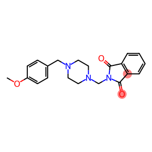 N-[[4-(p-Methoxybenzyl)-1-piperazinyl]methyl]phthalimide