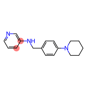 N-{[4-(piperidin-1-yl)phenyl]methyl}pyridin-3-amine