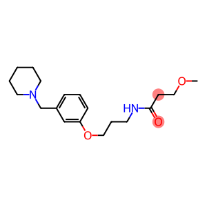 N-[3-[3-(Piperidinomethyl)phenoxy]propyl]-2-(methoxymethyl)acetamide