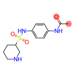 N-{4-[(piperidin-3-ylsulfonyl)amino]phenyl}acetamide