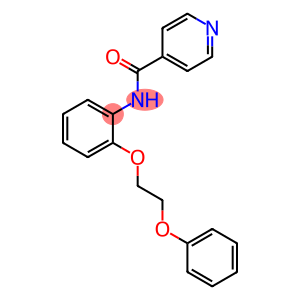 N-[2-(2-phenoxyethoxy)phenyl]isonicotinamide