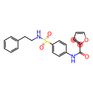 N-{4-[(phenethylamino)sulfonyl]phenyl}-2-furamide