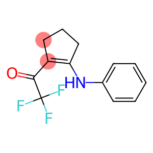 1-(N-PHENYLAMINO)-2-TRIFLUOROACETYLCYCLOPENT-1-ENE