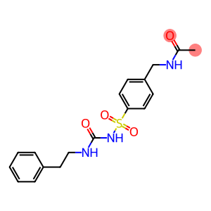 N-(4-((3-PHENETHYLUREIDO)SULFONYL)BENZYL)ACETAMIDE