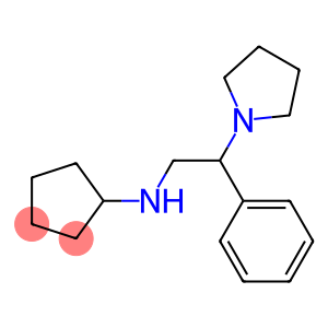 N-[2-phenyl-2-(pyrrolidin-1-yl)ethyl]cyclopentanamine