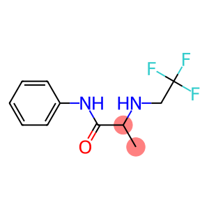 N-phenyl-2-[(2,2,2-trifluoroethyl)amino]propanamide