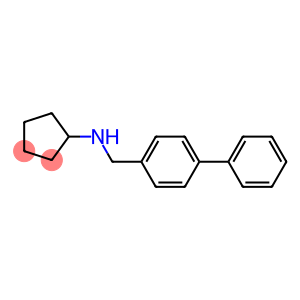 N-[(4-phenylphenyl)methyl]cyclopentanamine