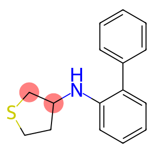 N-(2-phenylphenyl)thiolan-3-amine