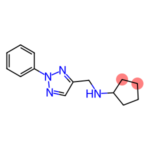 N-[(2-phenyl-2H-1,2,3-triazol-4-yl)methyl]cyclopentanamine