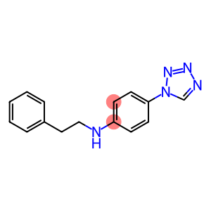 N-(2-phenylethyl)-4-(1H-1,2,3,4-tetrazol-1-yl)aniline