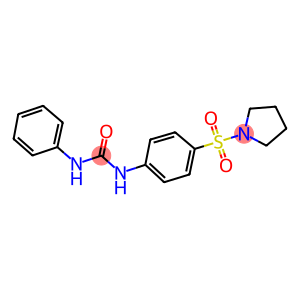 N-phenyl-N'-[4-(pyrrolidin-1-ylsulfonyl)phenyl]urea