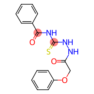 N-{[2-(phenoxyacetyl)hydrazino]carbothioyl}benzamide